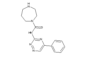 N-(5-phenyl-1,2,4-triazin-3-yl)-1,4-diazepane-1-carboxamide