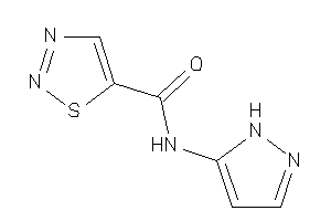 N-(1H-pyrazol-5-yl)thiadiazole-5-carboxamide
