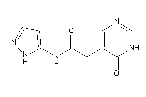 2-(6-keto-1H-pyrimidin-5-yl)-N-(1H-pyrazol-5-yl)acetamide