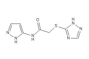 N-(1H-pyrazol-5-yl)-2-(1H-1,2,4-triazol-5-ylthio)acetamide