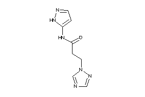 N-(1H-pyrazol-5-yl)-3-(1,2,4-triazol-1-yl)propionamide