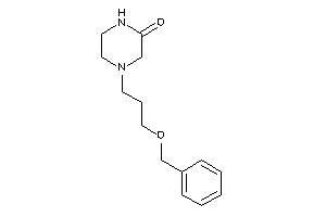 4-(3-benzoxypropyl)piperazin-2-one