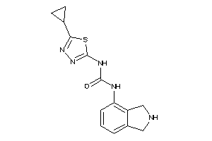 1-(5-cyclopropyl-1,3,4-thiadiazol-2-yl)-3-isoindolin-4-yl-urea