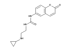 1-[2-(cyclopropylamino)ethyl]-3-(2-ketochromen-6-yl)urea