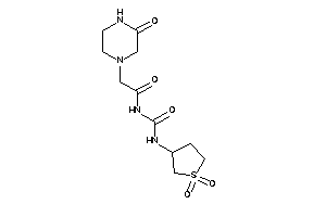 N-[(1,1-diketothiolan-3-yl)carbamoyl]-2-(3-ketopiperazino)acetamide