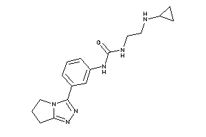 1-[2-(cyclopropylamino)ethyl]-3-[3-(6,7-dihydro-5H-pyrrolo[2,1-c][1,2,4]triazol-3-yl)phenyl]urea