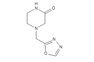 4-(1,3,4-oxadiazol-2-ylmethyl)piperazin-2-one