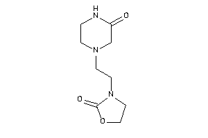 Image of 3-[2-(3-ketopiperazino)ethyl]oxazolidin-2-one