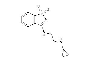 Image of Cyclopropyl-[2-[(1,1-diketo-1,2-benzothiazol-3-yl)amino]ethyl]amine