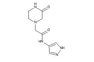 2-(3-ketopiperazino)-N-(1H-pyrazol-4-yl)acetamide
