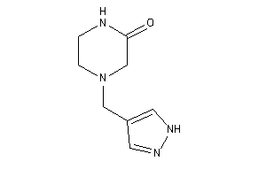 4-(1H-pyrazol-4-ylmethyl)piperazin-2-one