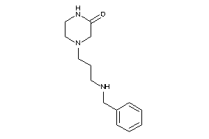 4-[3-(benzylamino)propyl]piperazin-2-one