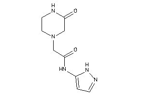 2-(3-ketopiperazino)-N-(1H-pyrazol-5-yl)acetamide