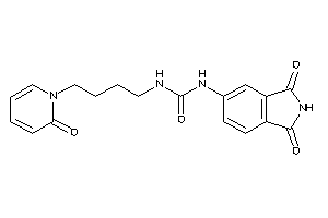 1-(1,3-diketoisoindolin-5-yl)-3-[4-(2-keto-1-pyridyl)butyl]urea