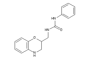 1-(3,4-dihydro-2H-1,4-benzoxazin-2-ylmethyl)-3-phenyl-urea