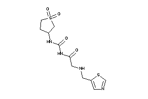 N-[(1,1-diketothiolan-3-yl)carbamoyl]-2-(thiazol-5-ylmethylamino)acetamide