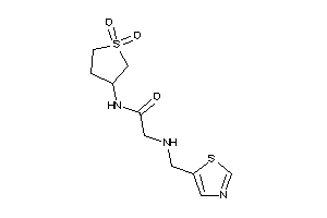 N-(1,1-diketothiolan-3-yl)-2-(thiazol-5-ylmethylamino)acetamide