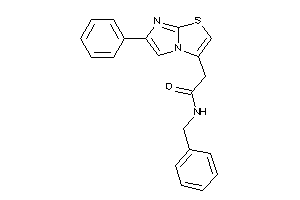 N-benzyl-2-(6-phenylimidazo[2,1-b]thiazol-3-yl)acetamide