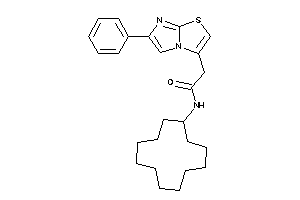 N-cyclododecyl-2-(6-phenylimidazo[2,1-b]thiazol-3-yl)acetamide