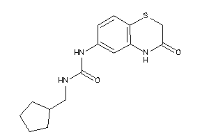 1-(cyclopentylmethyl)-3-(3-keto-4H-1,4-benzothiazin-6-yl)urea