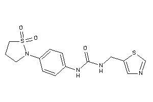 1-[4-(1,1-diketo-1,2-thiazolidin-2-yl)phenyl]-3-(thiazol-5-ylmethyl)urea