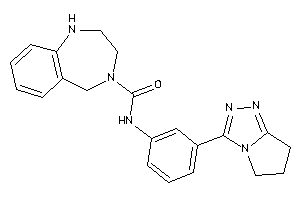 N-[3-(6,7-dihydro-5H-pyrrolo[2,1-c][1,2,4]triazol-3-yl)phenyl]-1,2,3,5-tetrahydro-1,4-benzodiazepine-4-carboxamide