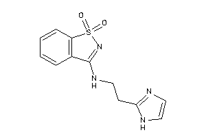 Image of (1,1-diketo-1,2-benzothiazol-3-yl)-[2-(1H-imidazol-2-yl)ethyl]amine