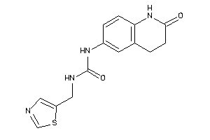 1-(2-keto-3,4-dihydro-1H-quinolin-6-yl)-3-(thiazol-5-ylmethyl)urea