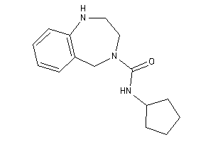 N-cyclopentyl-1,2,3,5-tetrahydro-1,4-benzodiazepine-4-carboxamide