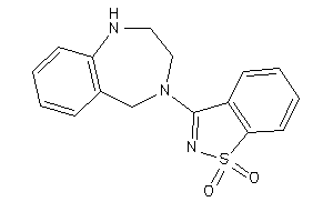 3-(1,2,3,5-tetrahydro-1,4-benzodiazepin-4-yl)-1,2-benzothiazole 1,1-dioxide