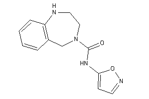 N-isoxazol-5-yl-1,2,3,5-tetrahydro-1,4-benzodiazepine-4-carboxamide