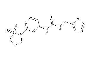 1-[3-(1,1-diketo-1,2-thiazolidin-2-yl)phenyl]-3-(thiazol-5-ylmethyl)urea