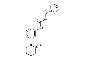 1-[3-(2-ketopiperidino)phenyl]-3-(thiazol-5-ylmethyl)urea