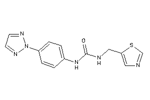 1-(thiazol-5-ylmethyl)-3-[4-(triazol-2-yl)phenyl]urea