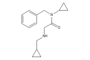 N-benzyl-N-cyclopropyl-2-(cyclopropylmethylamino)acetamide