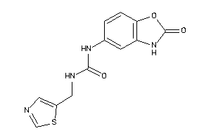 1-(2-keto-3H-1,3-benzoxazol-5-yl)-3-(thiazol-5-ylmethyl)urea