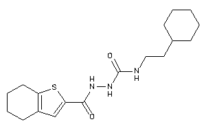 1-(2-cyclohexylethyl)-3-(4,5,6,7-tetrahydrobenzothiophene-2-carbonylamino)urea