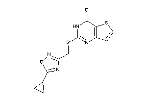 2-[(5-cyclopropyl-1,2,4-oxadiazol-3-yl)methylthio]-3H-thieno[3,2-d]pyrimidin-4-one