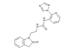 1-[2-(2-ketoindolin-1-yl)ethyl]-3-[2-(1,2,4-triazol-1-yl)-3-pyridyl]urea