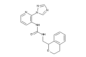 Image of 1-(isochroman-1-ylmethyl)-3-[2-(1,2,4-triazol-1-yl)-3-pyridyl]urea