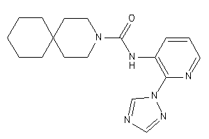 N-[2-(1,2,4-triazol-1-yl)-3-pyridyl]-3-azaspiro[5.5]undecane-3-carboxamide