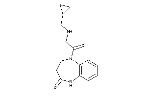 1-[2-(cyclopropylmethylamino)acetyl]-3,5-dihydro-2H-1,5-benzodiazepin-4-one