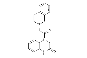 4-[2-(3,4-dihydro-1H-isoquinolin-2-yl)acetyl]-1,3-dihydroquinoxalin-2-one