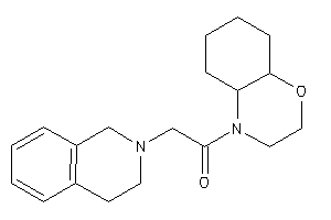 1-(2,3,4a,5,6,7,8,8a-octahydrobenzo[b][1,4]oxazin-4-yl)-2-(3,4-dihydro-1H-isoquinolin-2-yl)ethanone