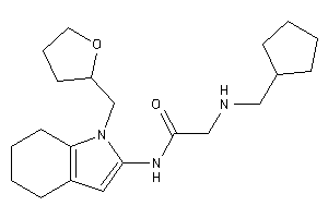 2-(cyclopentylmethylamino)-N-[1-(tetrahydrofurfuryl)-4,5,6,7-tetrahydroindol-2-yl]acetamide