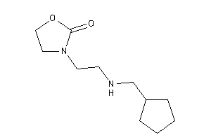 3-[2-(cyclopentylmethylamino)ethyl]oxazolidin-2-one