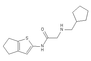 2-(cyclopentylmethylamino)-N-(5,6-dihydro-4H-cyclopenta[b]thiophen-2-yl)acetamide