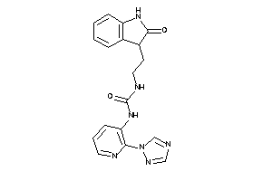 1-[2-(2-ketoindolin-3-yl)ethyl]-3-[2-(1,2,4-triazol-1-yl)-3-pyridyl]urea