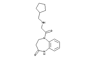 1-[2-(cyclopentylmethylamino)acetyl]-3,5-dihydro-2H-1,5-benzodiazepin-4-one