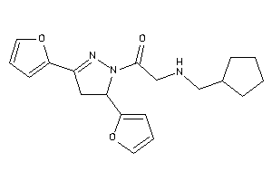 1-[3,5-bis(2-furyl)-2-pyrazolin-1-yl]-2-(cyclopentylmethylamino)ethanone